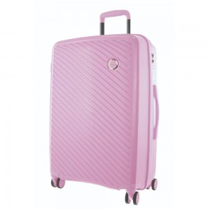 Pierre Cardin 65cm Medium Hard-Shell Suitcase Pink | VFECU1789