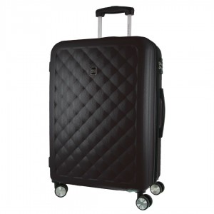 Pierre Cardin 70cm MEDIUM Hard Shell Case Black | CFHJI7249