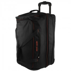 Pierre Cardin 72cm Medium Soft Trolley Case Black | RKZVB6285