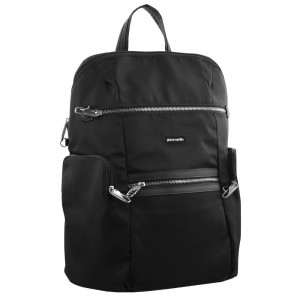 Pierre Cardin Anti-Theft Backpack Black | FHMAU4901