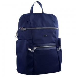 Pierre Cardin Anti-Theft Backpack Navy | NTABC0836