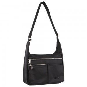 Pierre Cardin Anti-Theft Cross Body Bag Black | CMBNX6147