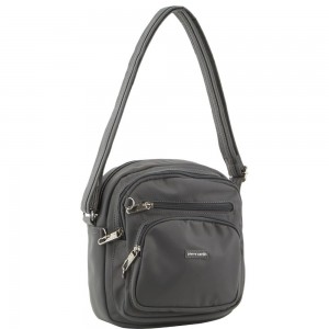 Pierre Cardin Anti-Theft Cross Body Bag Grey | DBJIS0745