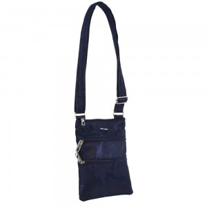 Pierre Cardin Anti-Theft Cross Body Bag Navy / Camo | DWOHK8905