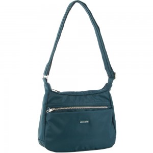 Pierre Cardin Anti-Theft Cross Body Bag Turquoise | VMQOW7650