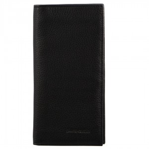 Pierre Cardin Italian Leather Suit Wallet Black | VRBZG1094