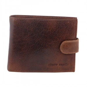 Pierre Cardin Italian Leather Wallet Card Holder Brown | SEZGN3165