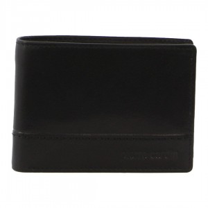 Pierre Cardin Leather Bi-Fold Wallet Black | BGELU8625