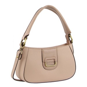 Pierre Cardin Leather Flap Over Bag Beige | XJBUO5931