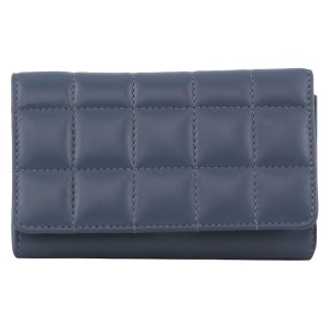 Pierre Cardin Pleated Leather Tri-Fold Wallet Cement | FHYZS7436