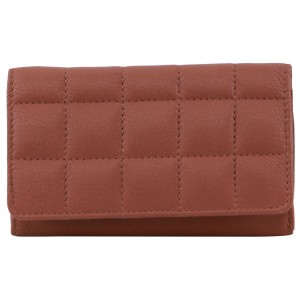 Pierre Cardin Pleated Leather Tri-Fold Wallet Rose | LUJYK5627