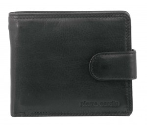 Pierre Cardin Rustic Leather Wallet Black | PMNFR7820