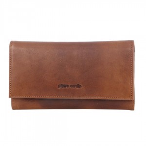 Pierre Cardin Rustic Leather Wallet Brown | PYRMO5372