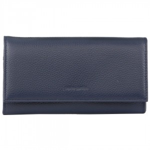 Pierre Cardin Rustic Leather Wallet Navy | FRPXT1678