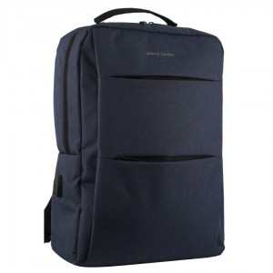 Pierre Cardin Travel & Business Backpack with Built-in USB Port Navy | DOLSH3451