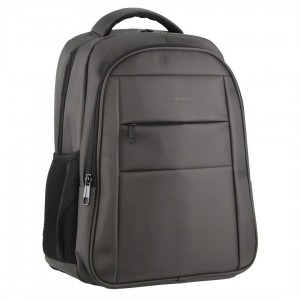 Pierre Cardin Travel & Business Backpack with Built-in USB Port Grey | TEHFJ9017