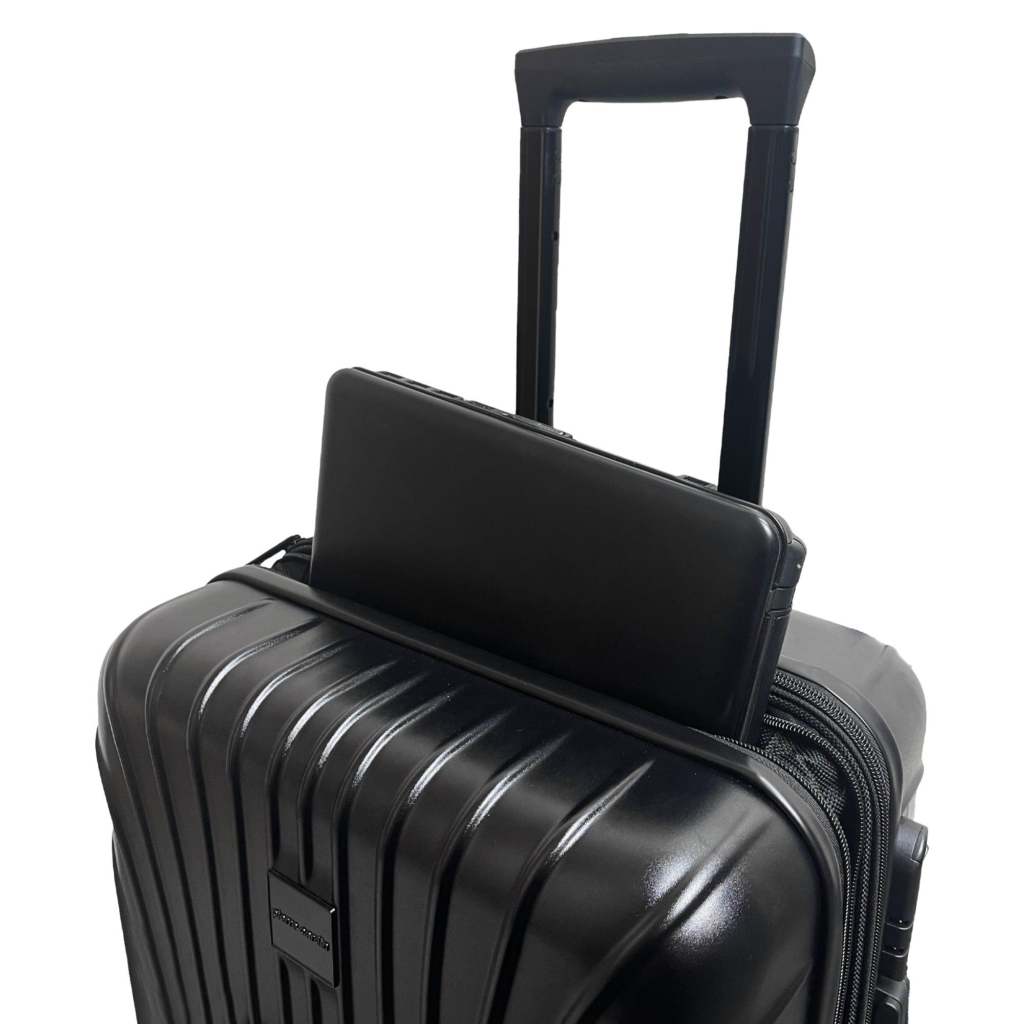 Pierre Cardin 54cm CABIN Hard Shell Case Black | ICTKG6302