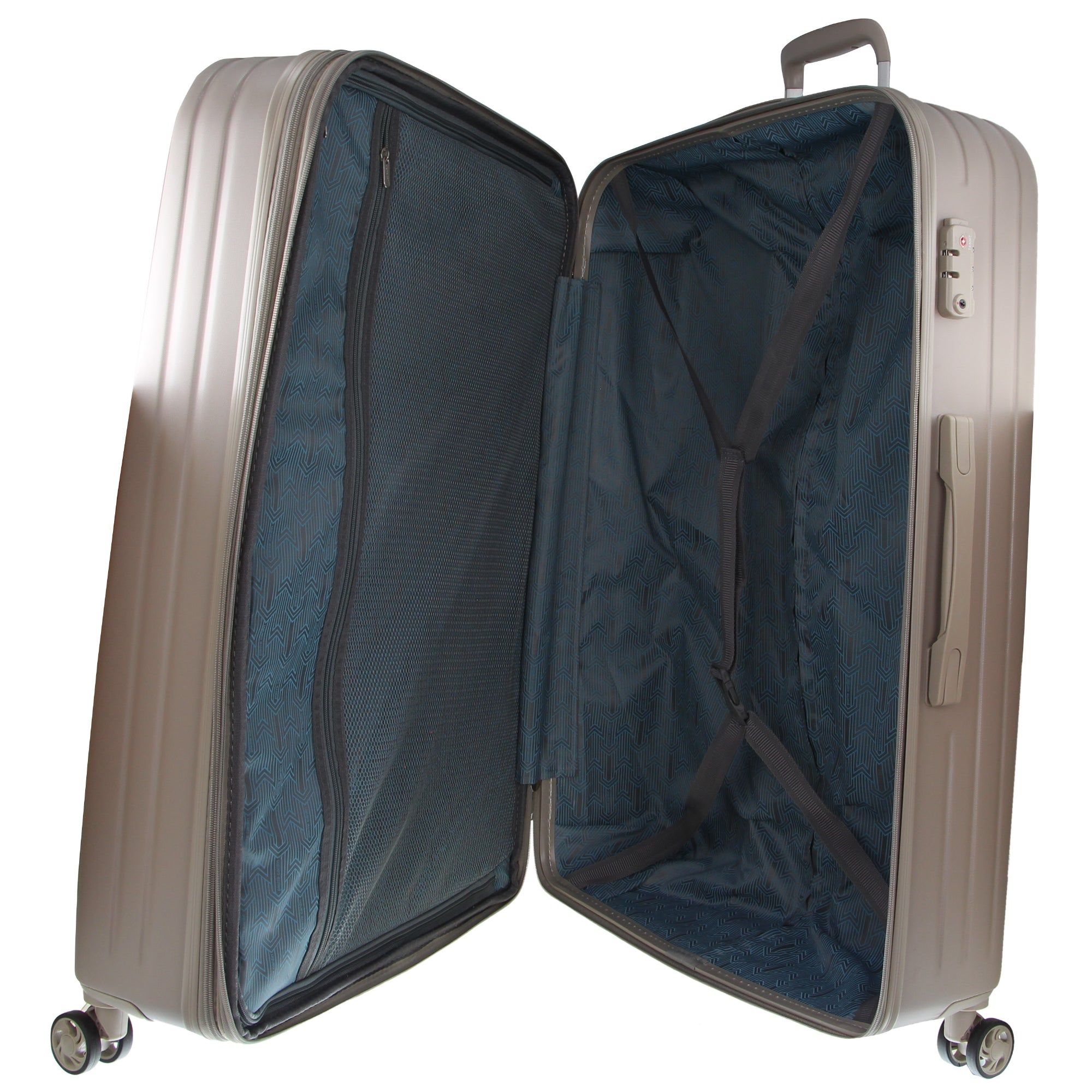 Pierre Cardin 54cm Cabin Hard-Shell Suitcase Latte | APVRU6843