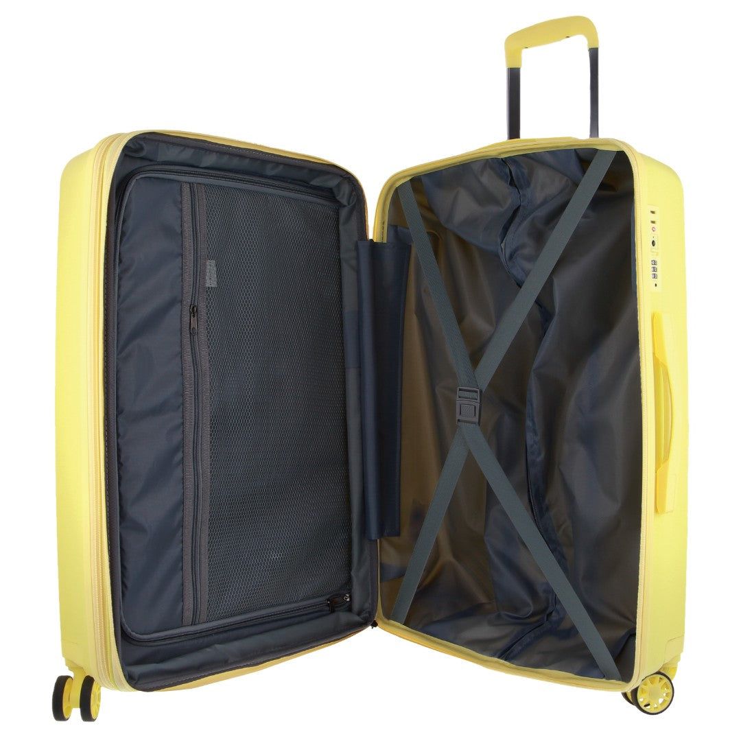 Pierre Cardin 65cm Medium Hard-Shell Suitcase Yellow | IGSML9204