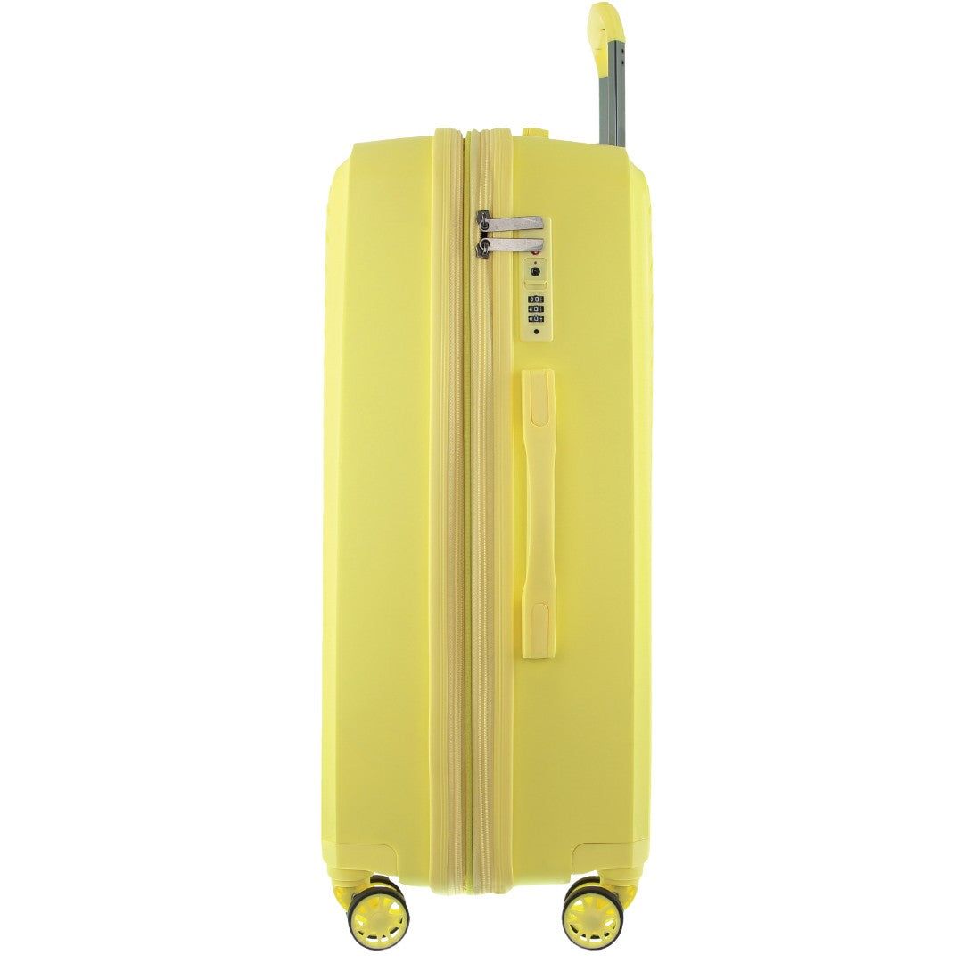 Pierre Cardin 65cm Medium Hard-Shell Suitcase Yellow | IGSML9204