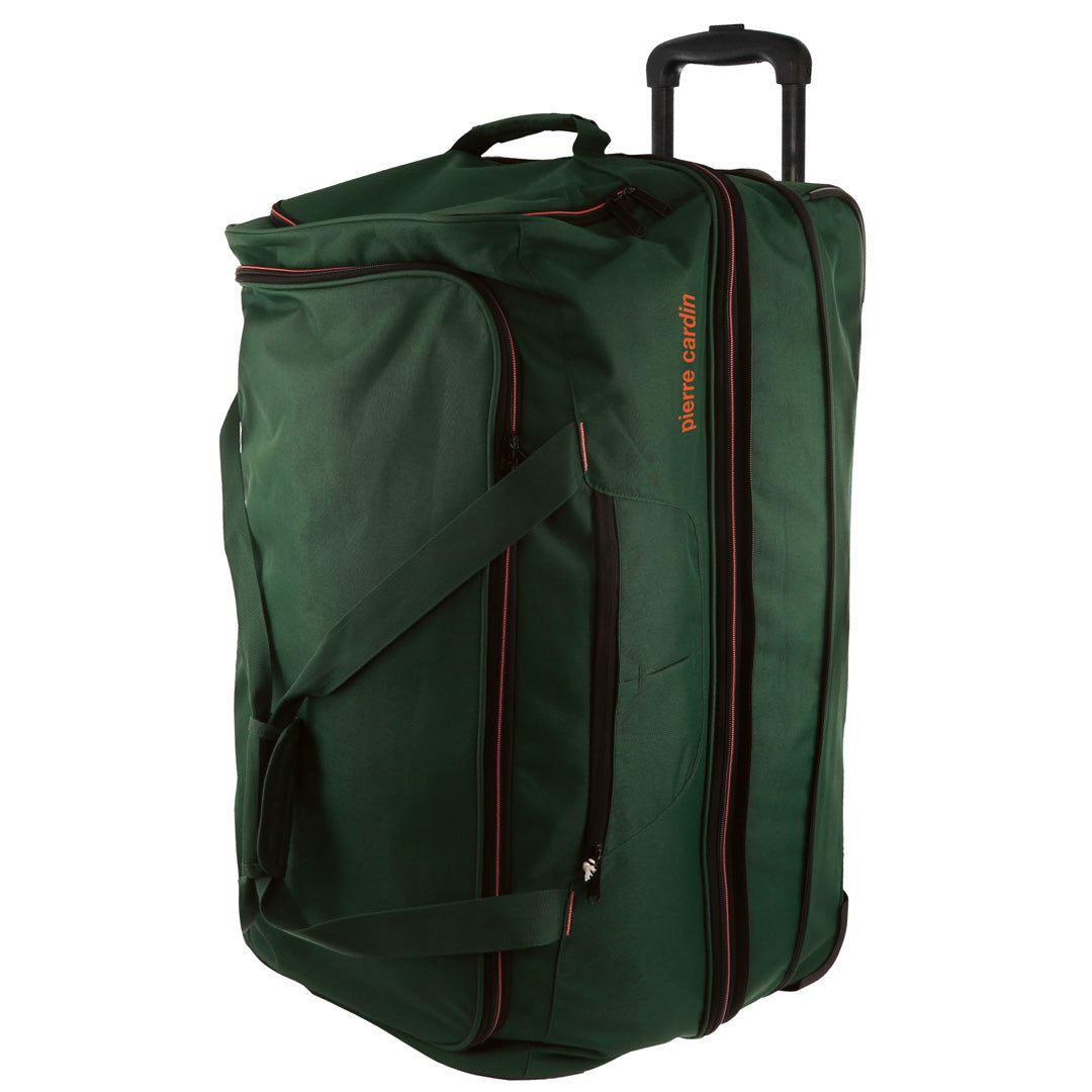 Pierre Cardin 72cm Medium Soft Trolley Case Green | TXMNI8953