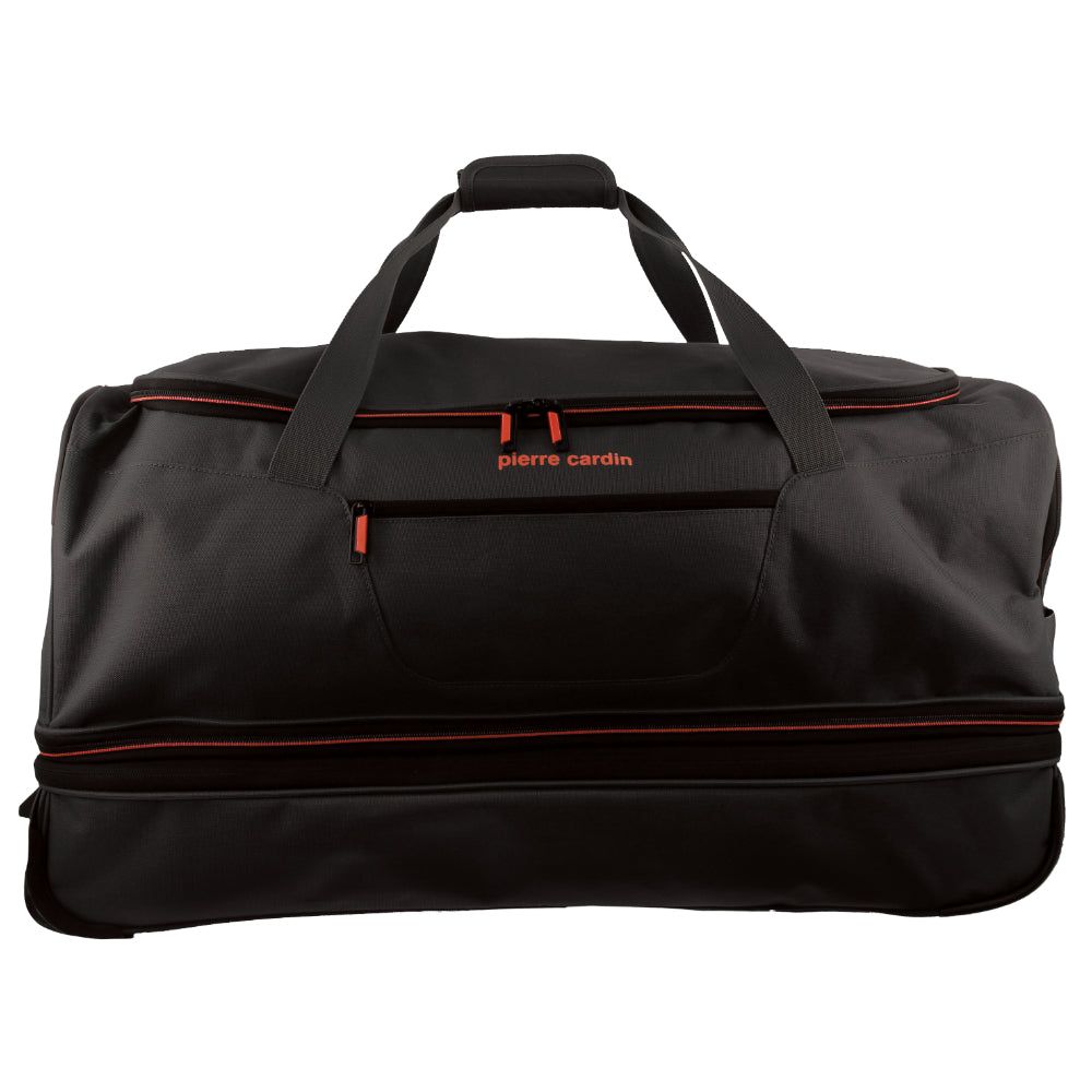 Pierre Cardin 72cm Medium Soft Trolley Case Black | OFKEZ9465