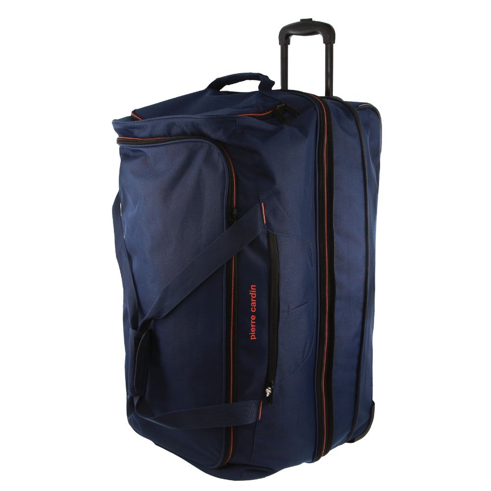 Pierre Cardin 82cm Large Soft Trolley Case Navy | QCYBU6590