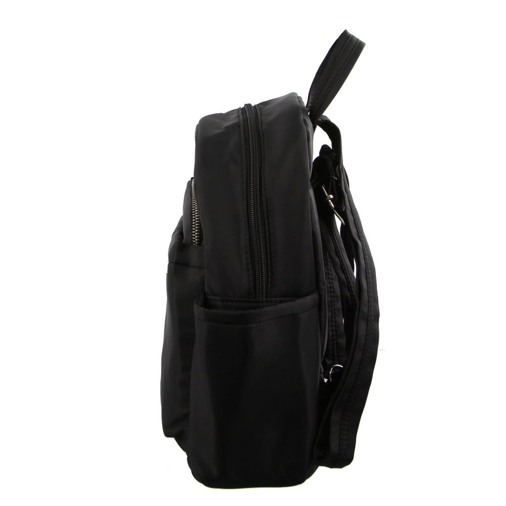 Pierre Cardin Anti-Theft Backpack Black | YCOUV5236