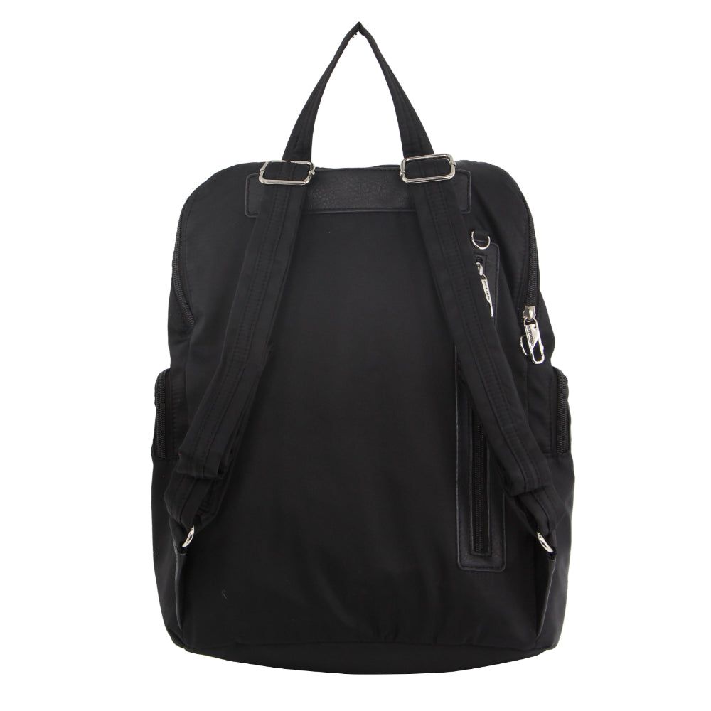 Pierre Cardin Anti-Theft Backpack Black | FHMAU4901