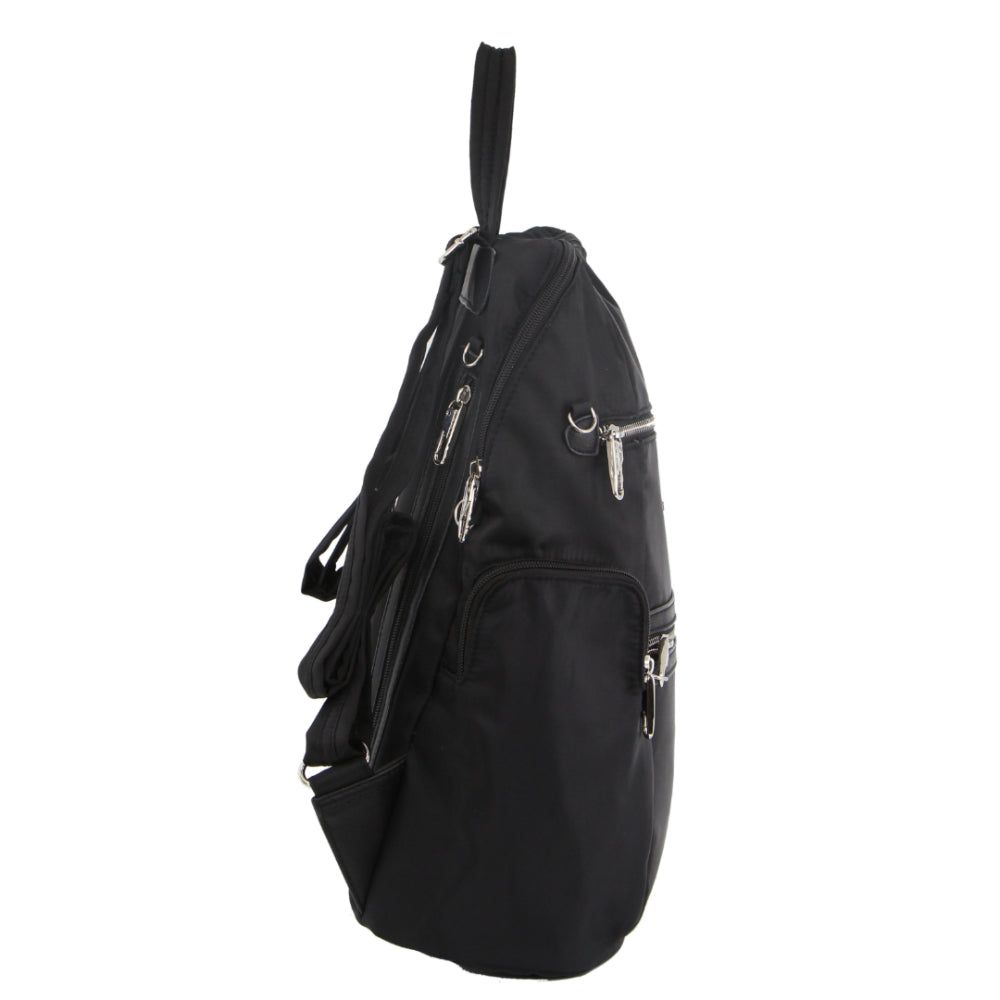 Pierre Cardin Anti-Theft Backpack Black | CUQLA6832