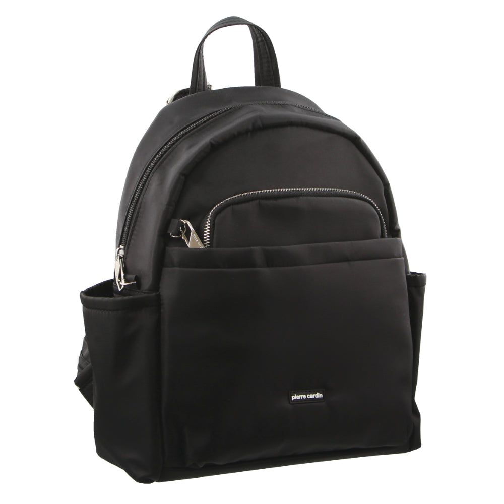 Pierre Cardin Anti-Theft Backpack Black | QFYVC5278