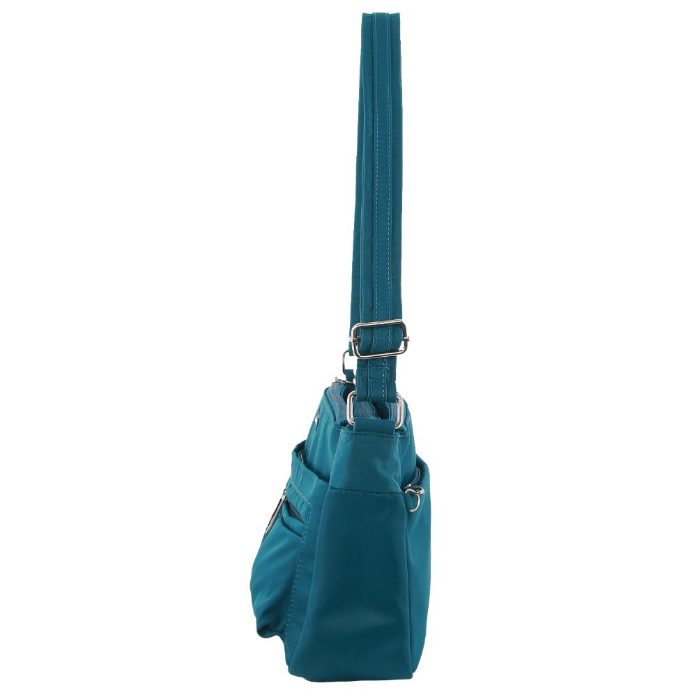 Pierre Cardin Anti-Theft Cross-Body Bag Turquoise | FLYZI8934