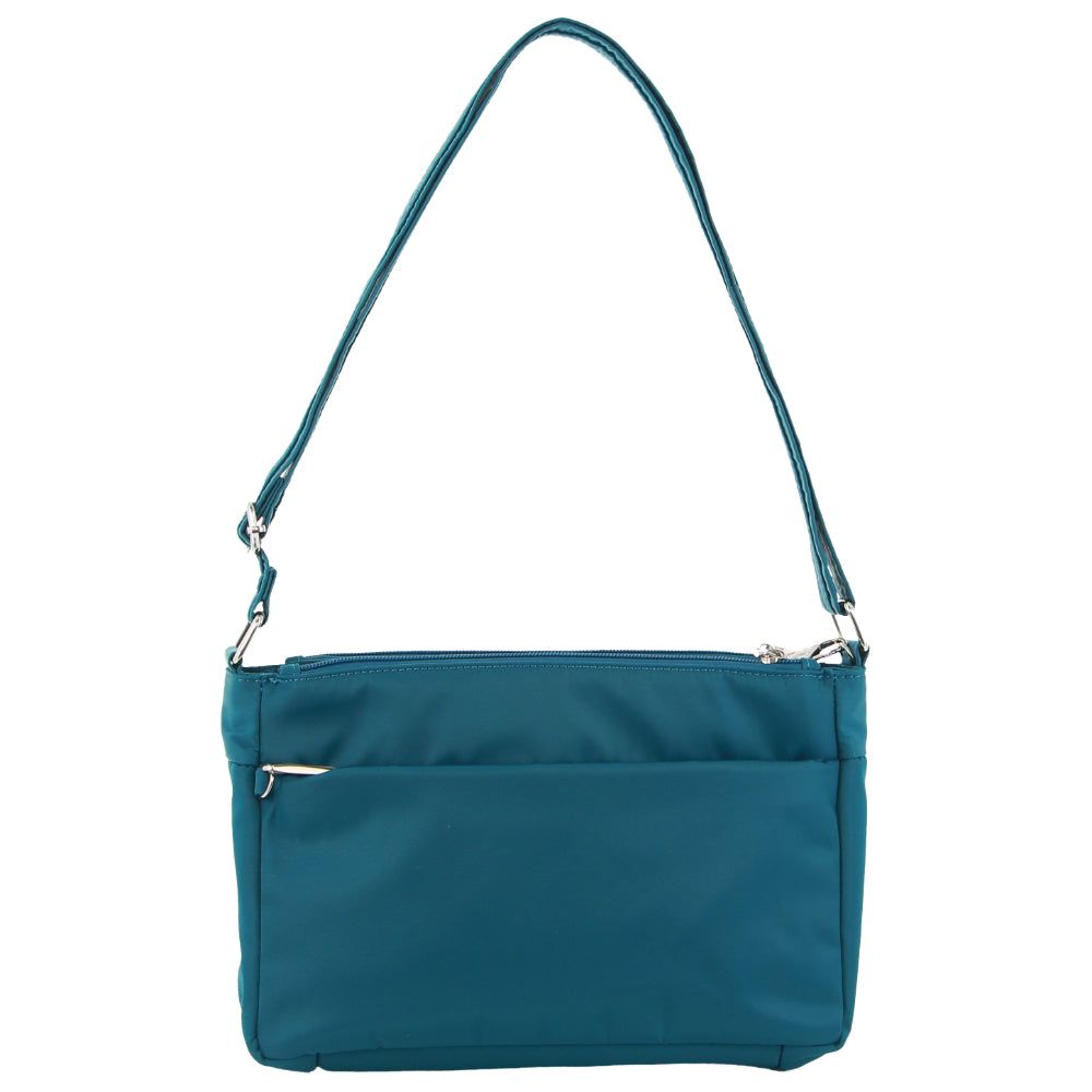 Pierre Cardin Anti-Theft Cross-Body Bag Turquoise | FLYZI8934