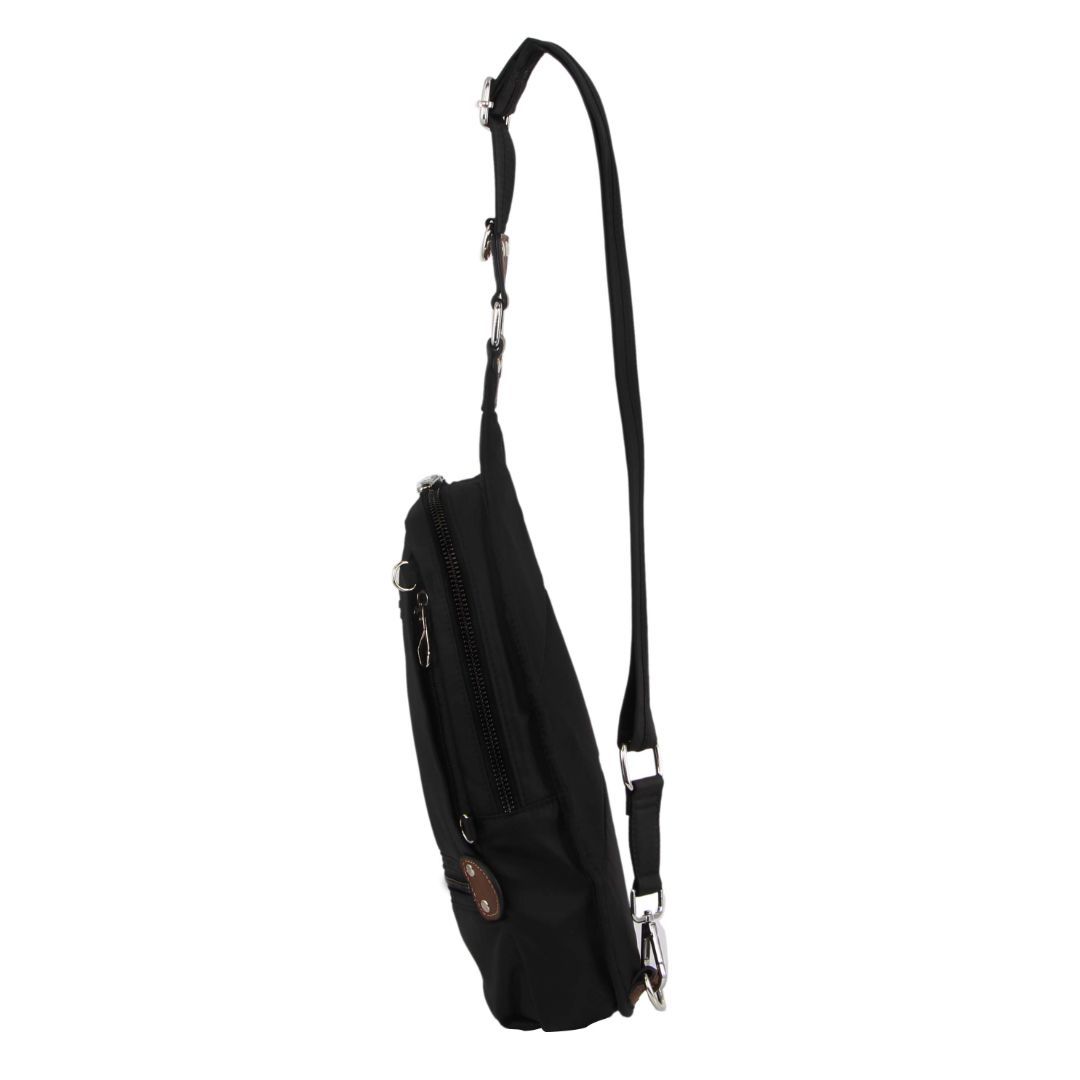 Pierre Cardin Anti-Theft Cross Body Bag Black | HBCNA6058