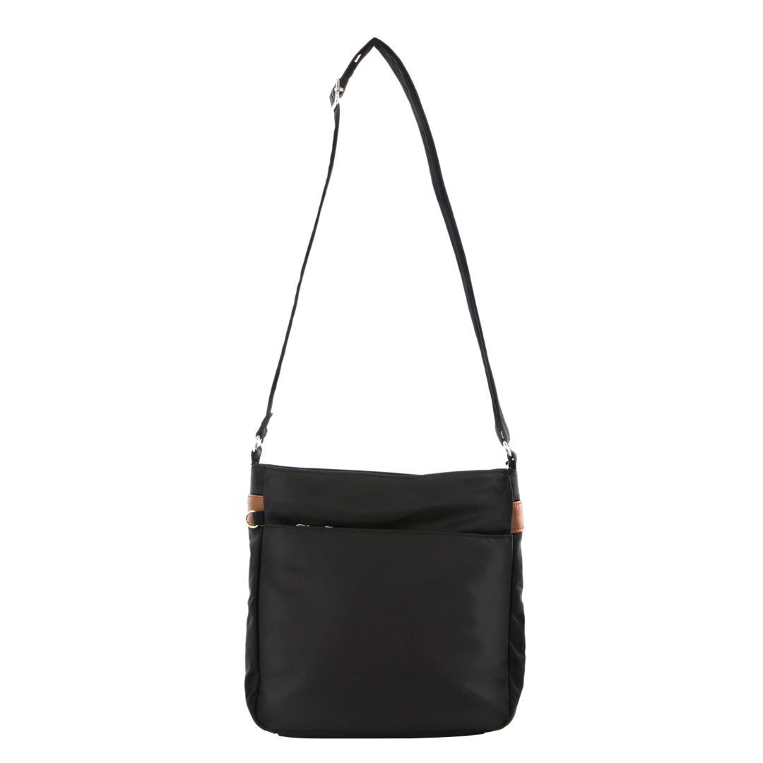 Pierre Cardin Anti-Theft Cross Body Bag Black | BWIMP4610