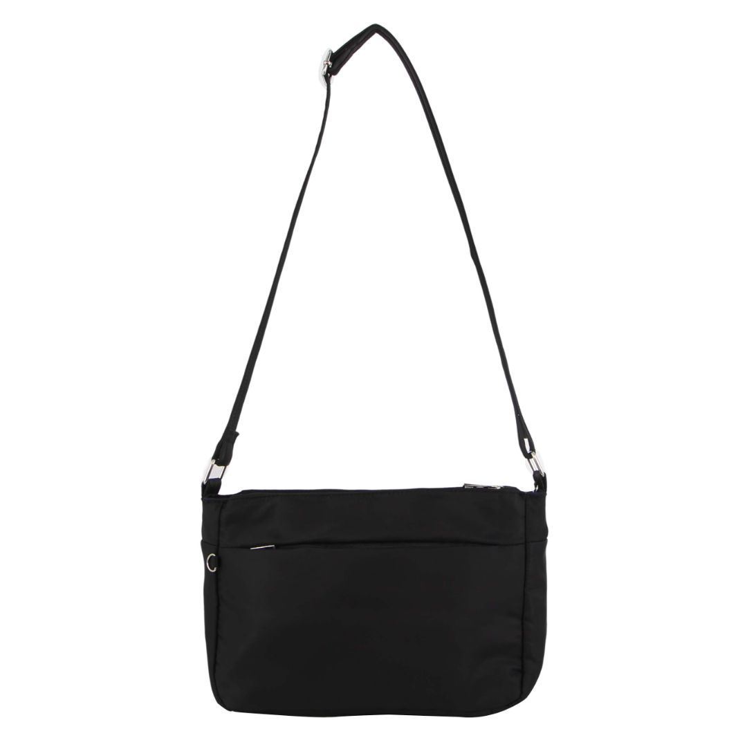 Pierre Cardin Anti-Theft Cross Body Bag Black | ONERY0257