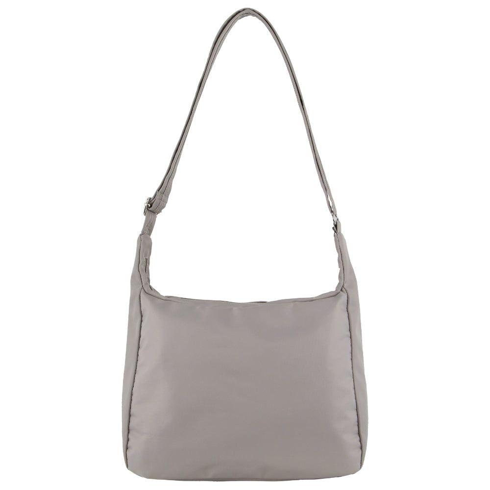 Pierre Cardin Anti-Theft Cross Body Bag Grey Brown | UPCJK7692