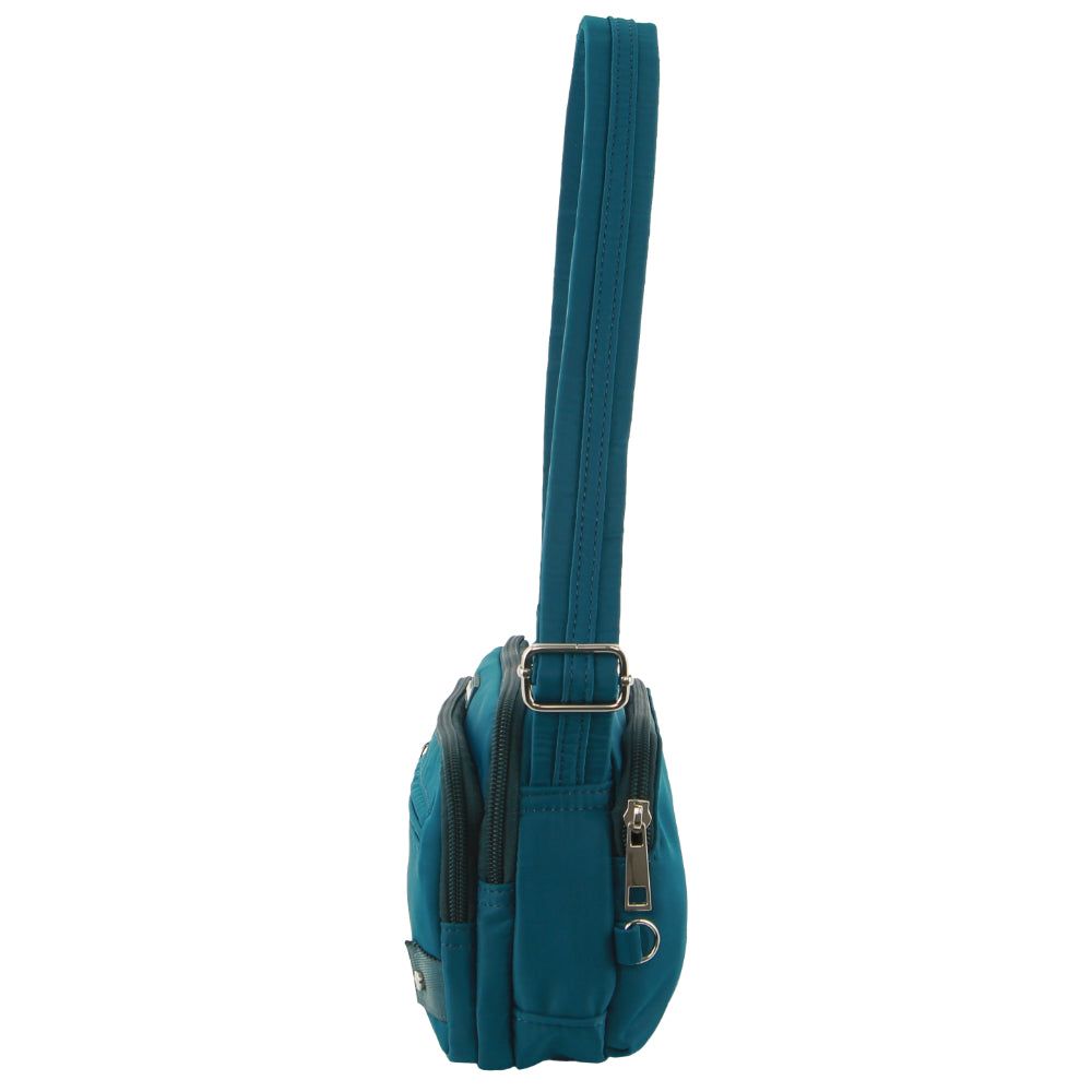 Pierre Cardin Anti-Theft Cross Body Bag Turquoise | AGYPO3075