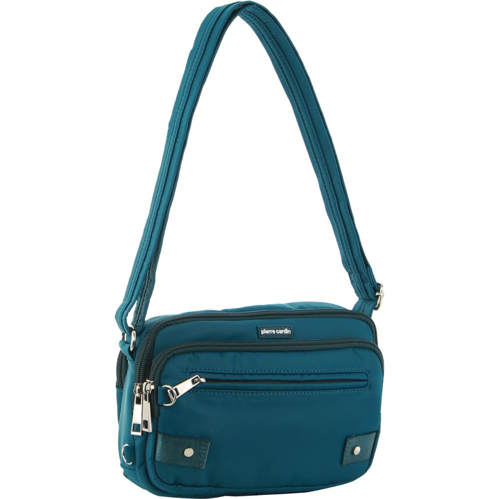 Pierre Cardin Anti-Theft Cross Body Bag Turquoise | AGYPO3075