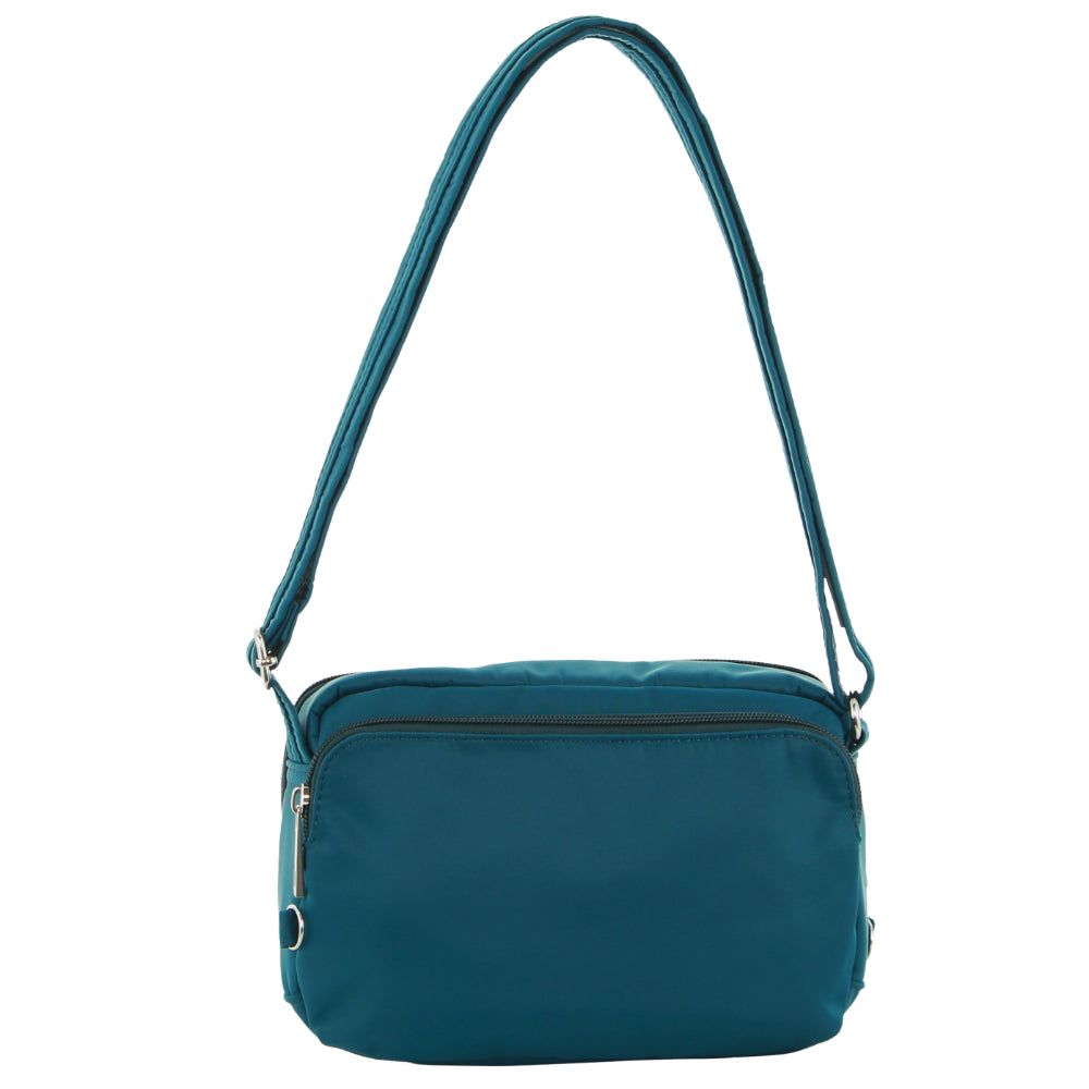 Pierre Cardin Anti-Theft Cross Body Bag Turquoise | VNOGB8476