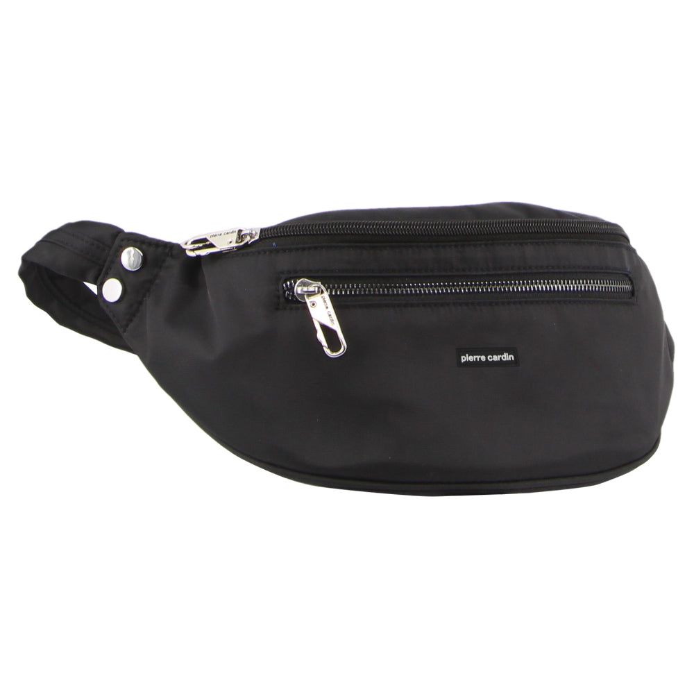 Pierre Cardin Anti-Theft Waist Bag Black | RJVAB9402