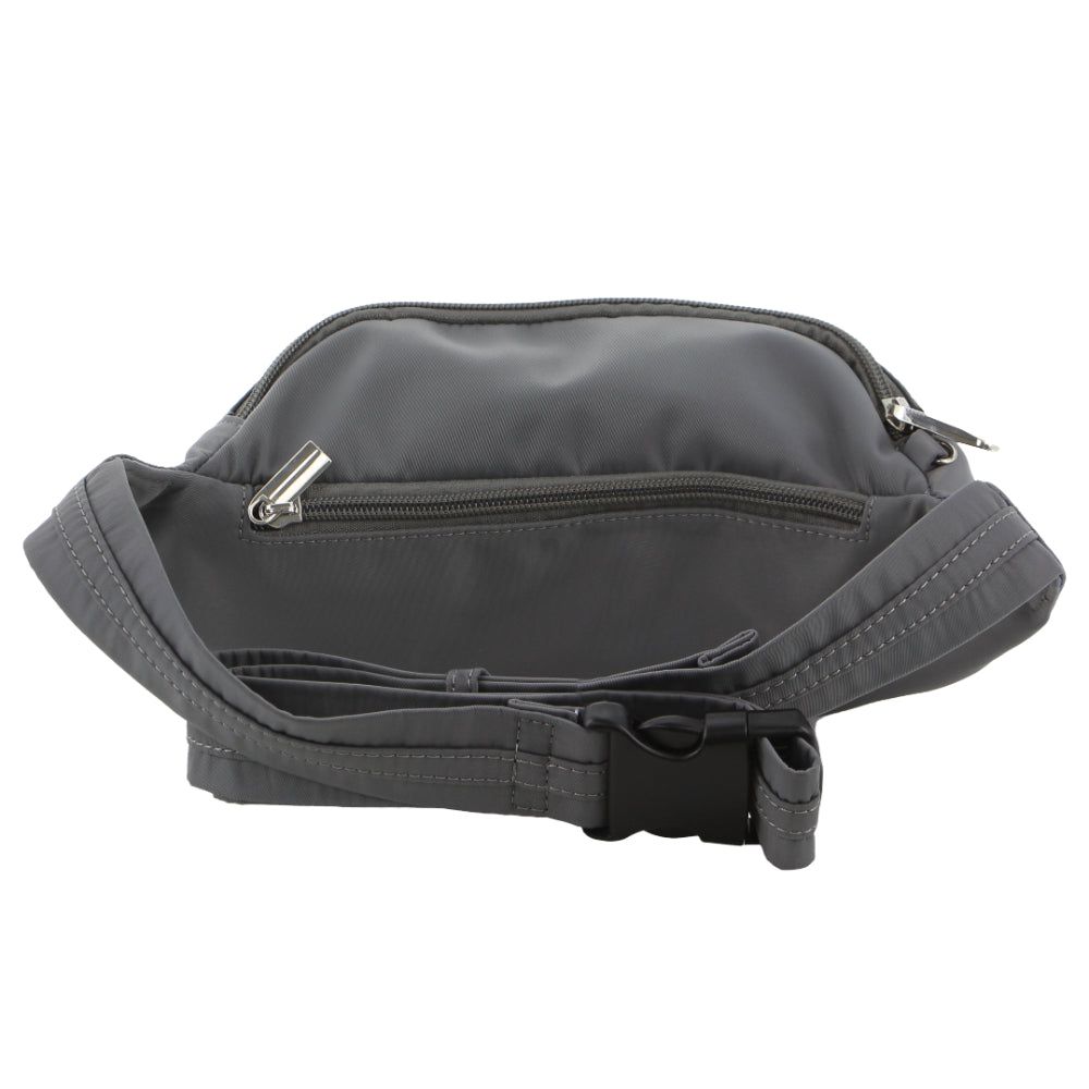 Pierre Cardin Anti-Theft Waist Bag Grey | TYHXA6942