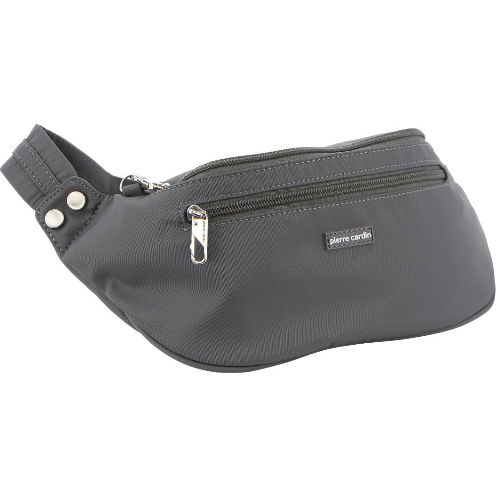 Pierre Cardin Anti-Theft Waist Bag Grey | IMRTX9042