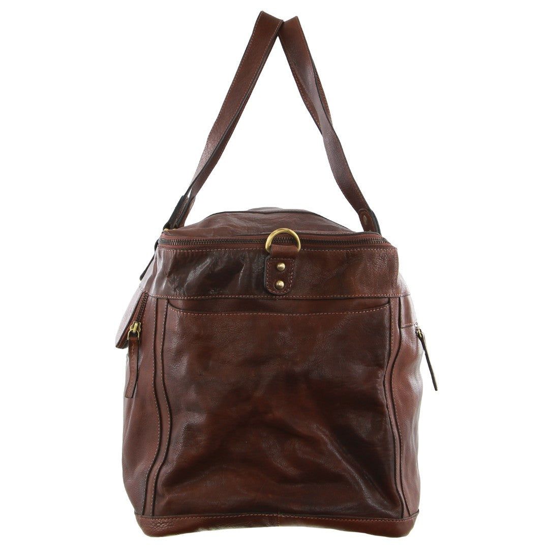 Pierre Cardin Burnished Leather Multi-Compartment Overnight Bag Legend | ILGYA3245