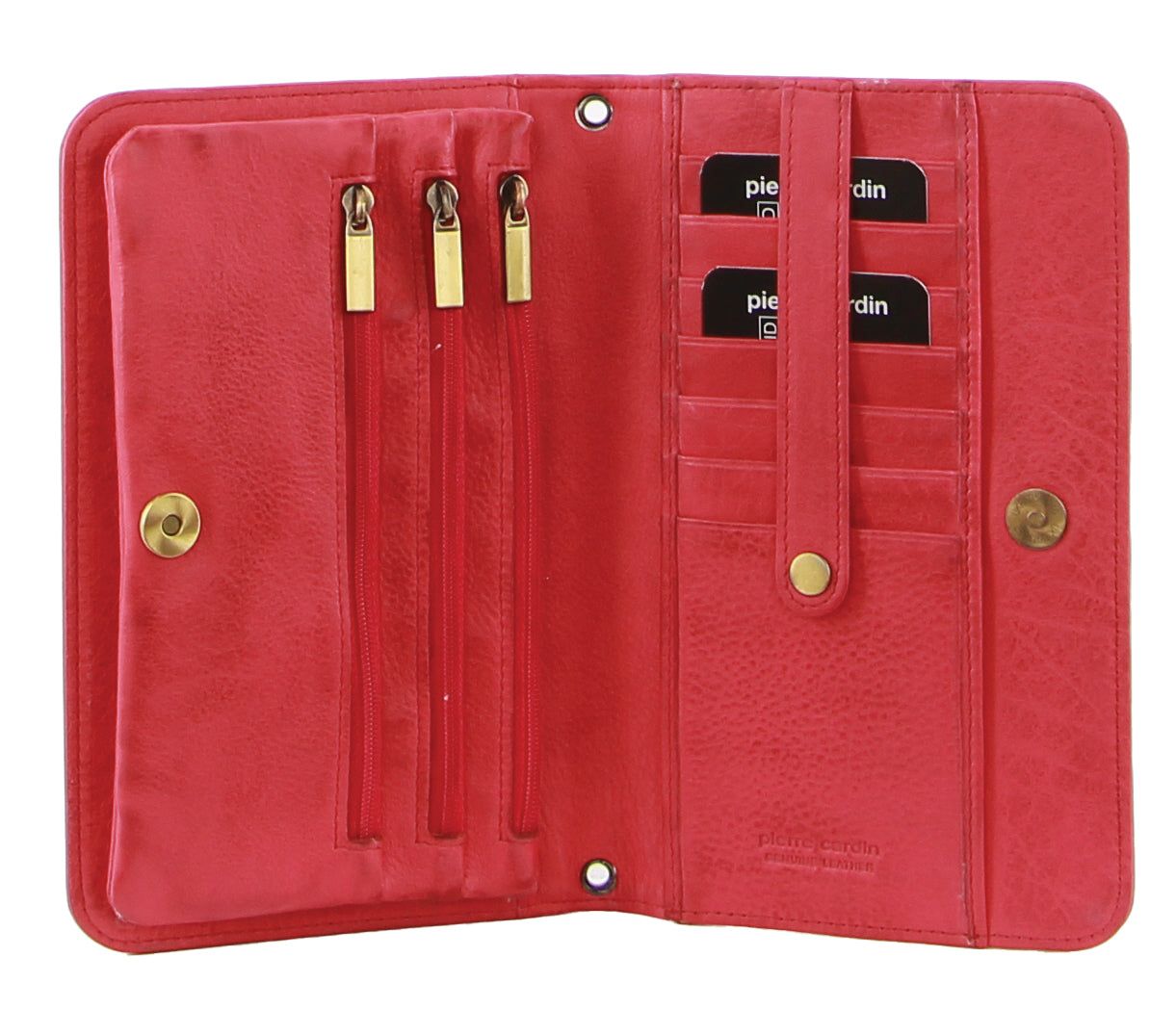 Pierre Cardin Genuine Leather Clutch Wallet Bag Pink | NFLPH3196