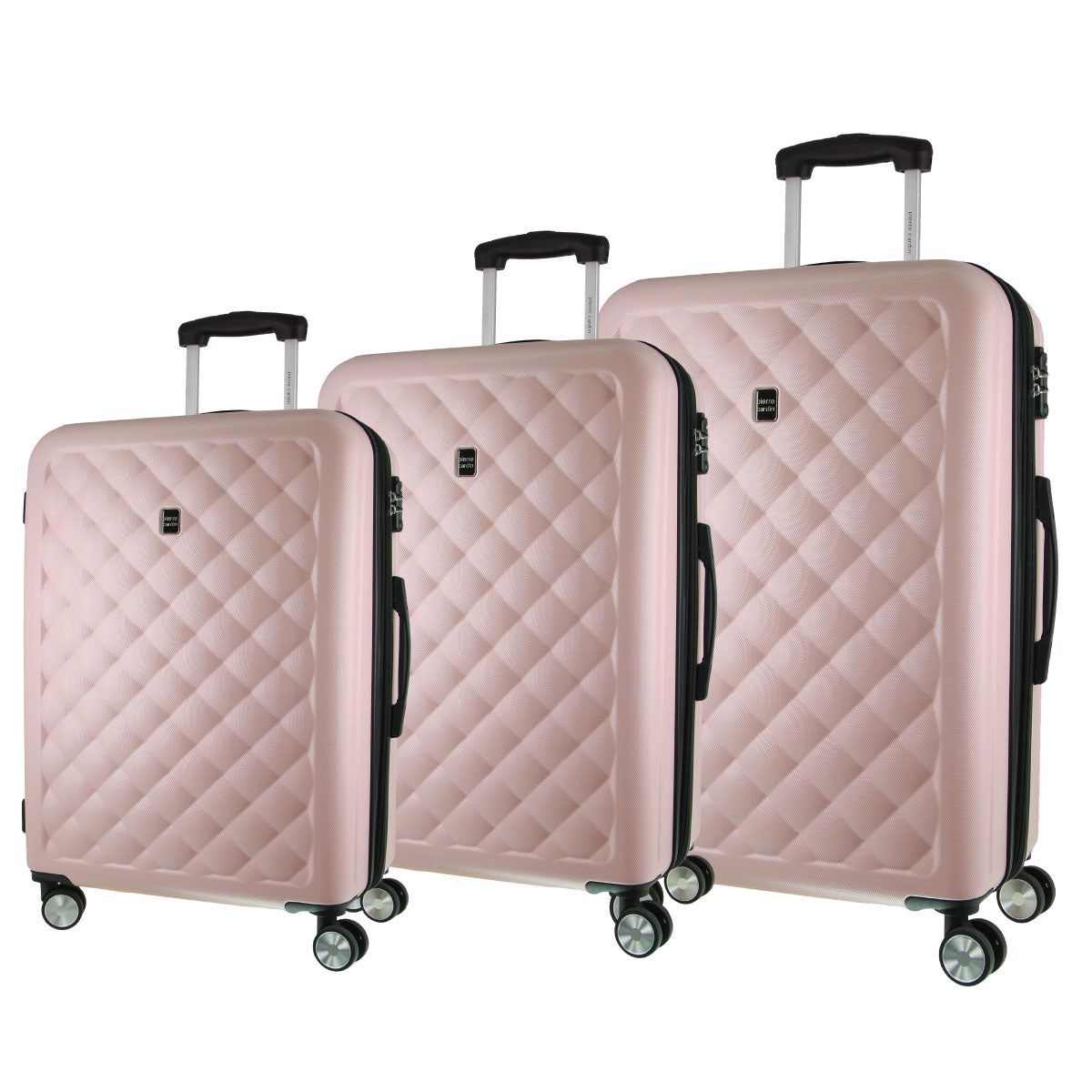 Pierre Cardin Hard Shell 3-Piece Luggage Set Rose | GMTIQ9253