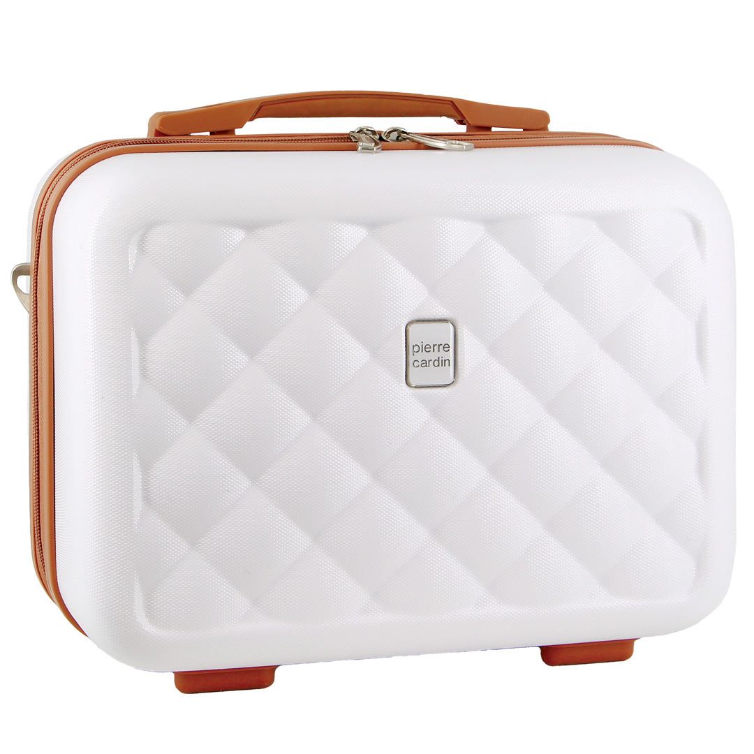 Pierre Cardin Hard Shell Beauty Case White | QVHNS7054