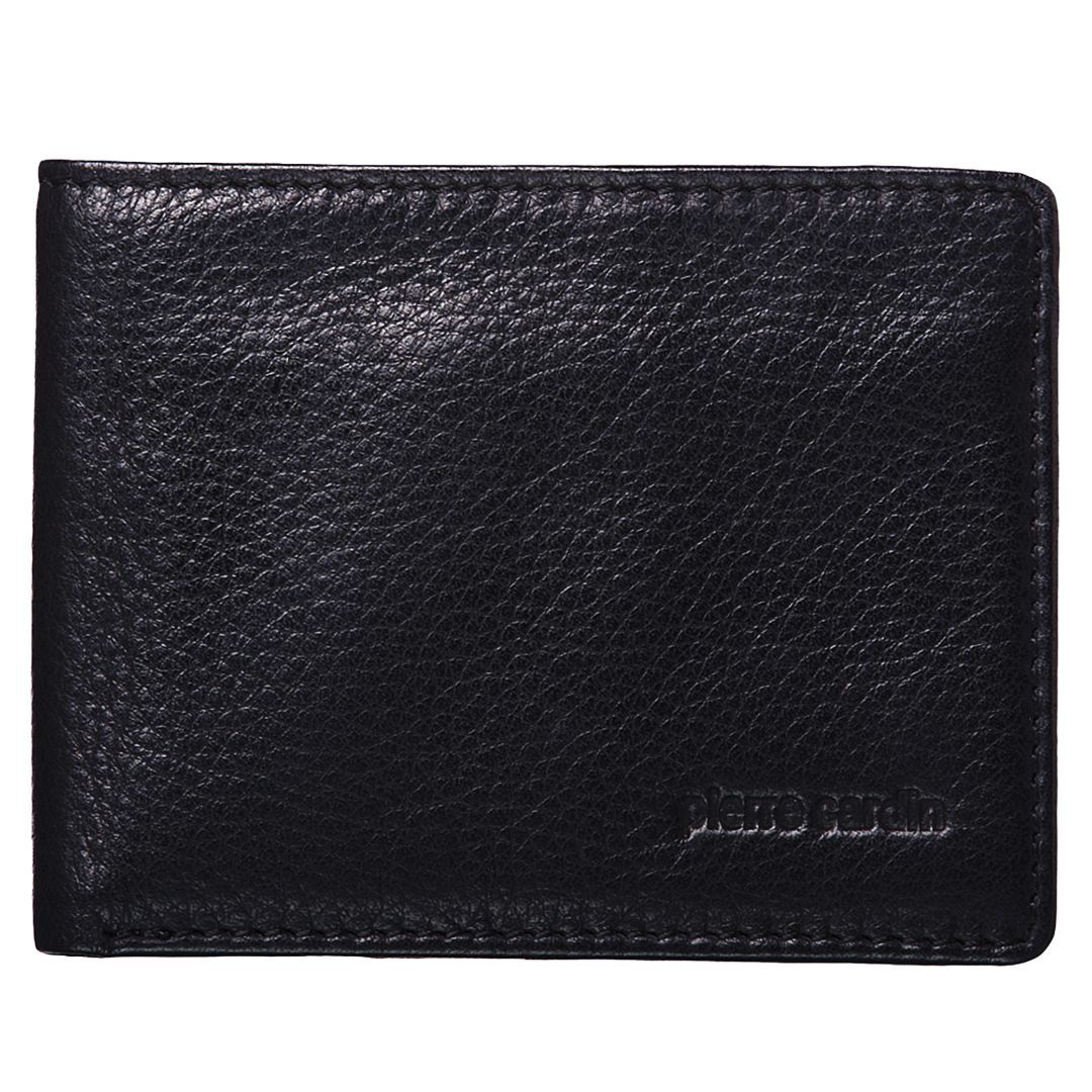 Pierre Cardin Italian Leather Bi-Fold Wallet Black | PXTNO3728