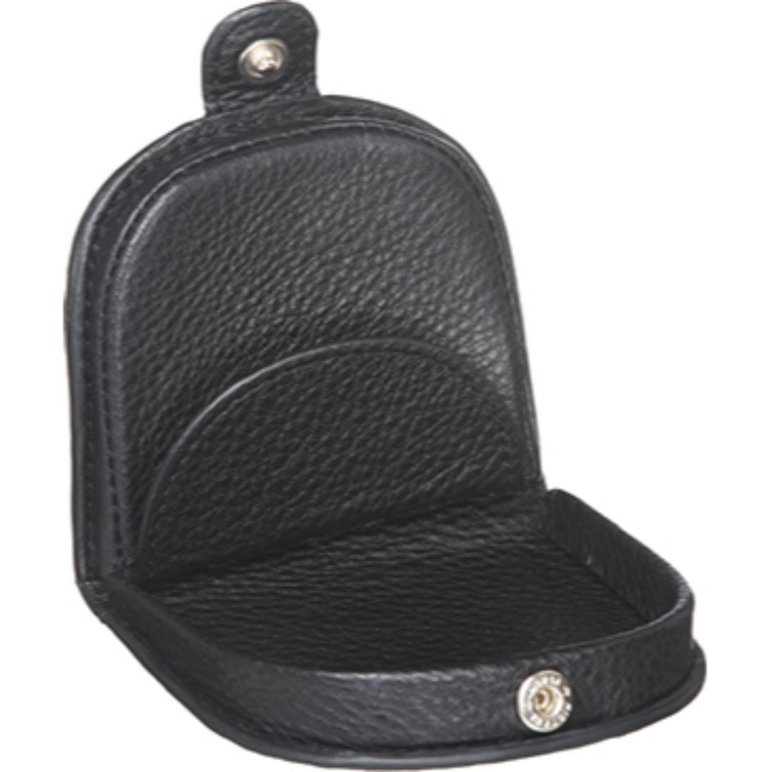 Pierre Cardin Italian Leather Coin Purse Black | NPGVT0351