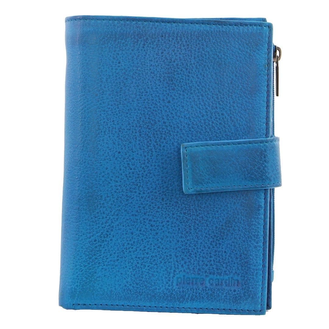 Pierre Cardin Italian Leather Tab Wallet Light Turquoise | GVHMP0591